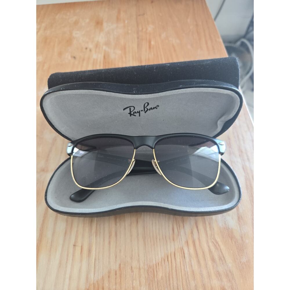 Ray-Ban RB4175 877 Clubmaster Oversized Sunglasses Polarized Unisex